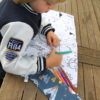 livre de coloriage écologique lavable et personnalisable